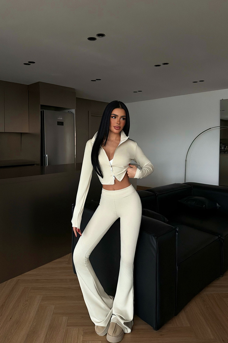 Krem Bericca Eşofman Takımı ATE-4099 - EYYO