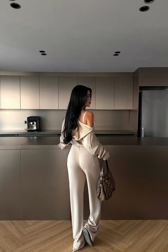 Krem Jessalyn Eşofman Takımı ATE-4682 - 4