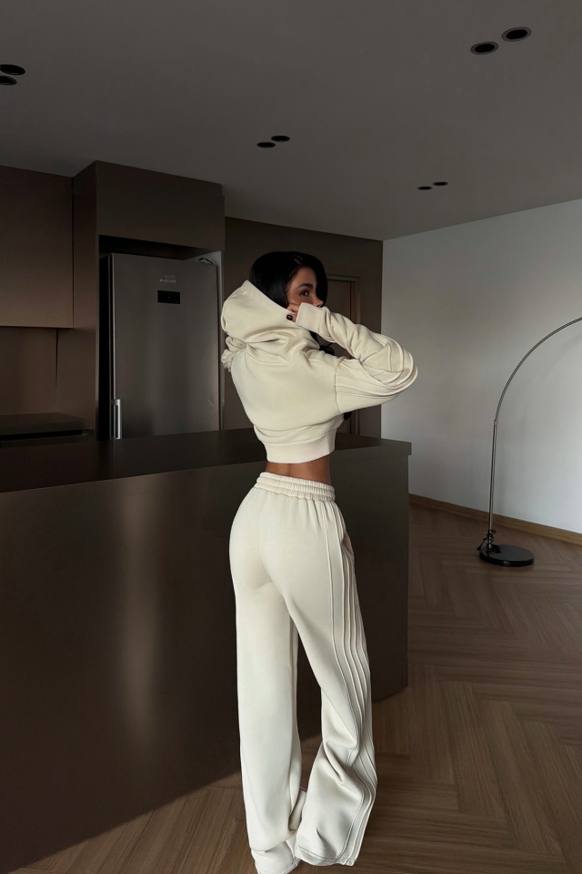 Krem Joshua Eşofman Takımı ATE-4087 - 4