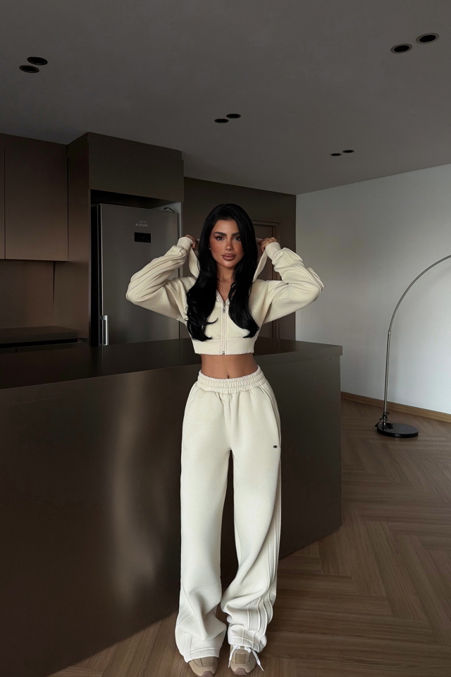 Krem Joshua Eşofman Takımı ATE-4087 