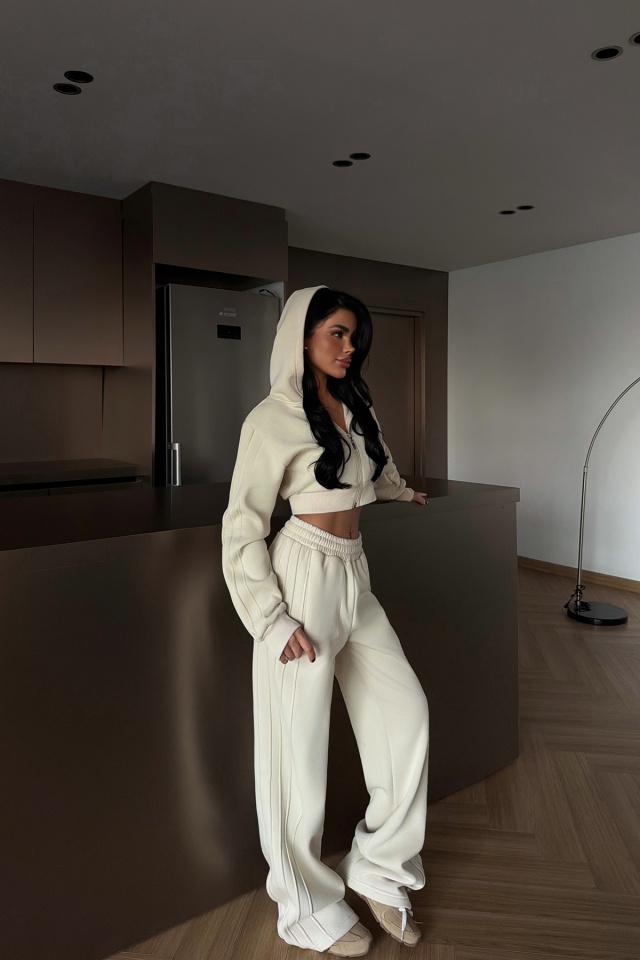 Krem Joshua Eşofman Takımı ATE-4087 - 3