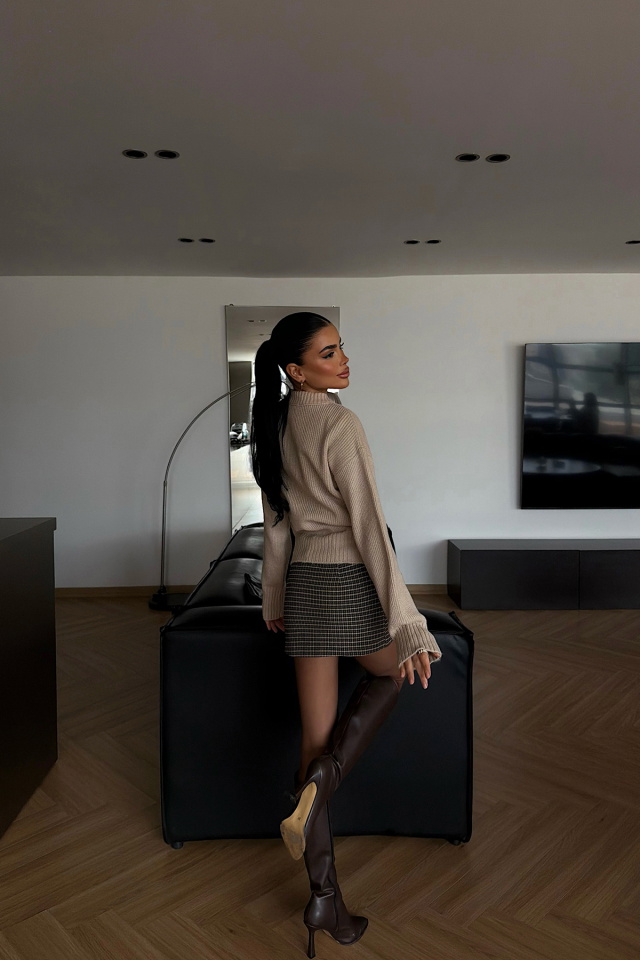 Krem Lilja Triko Hırka ATE-4057 - 4