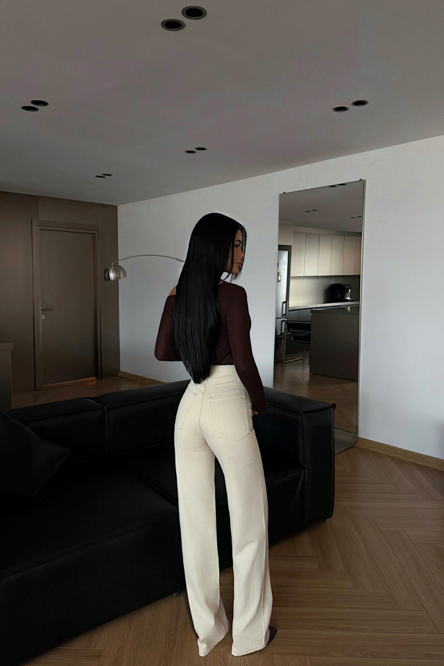 Krem Jean Pantolon ATE-4532 - 4