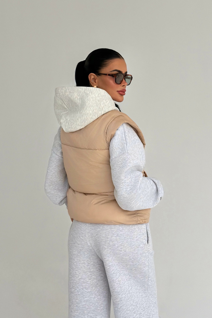 Krem Ralphette şişme yelek ATE-3765 - EYYO