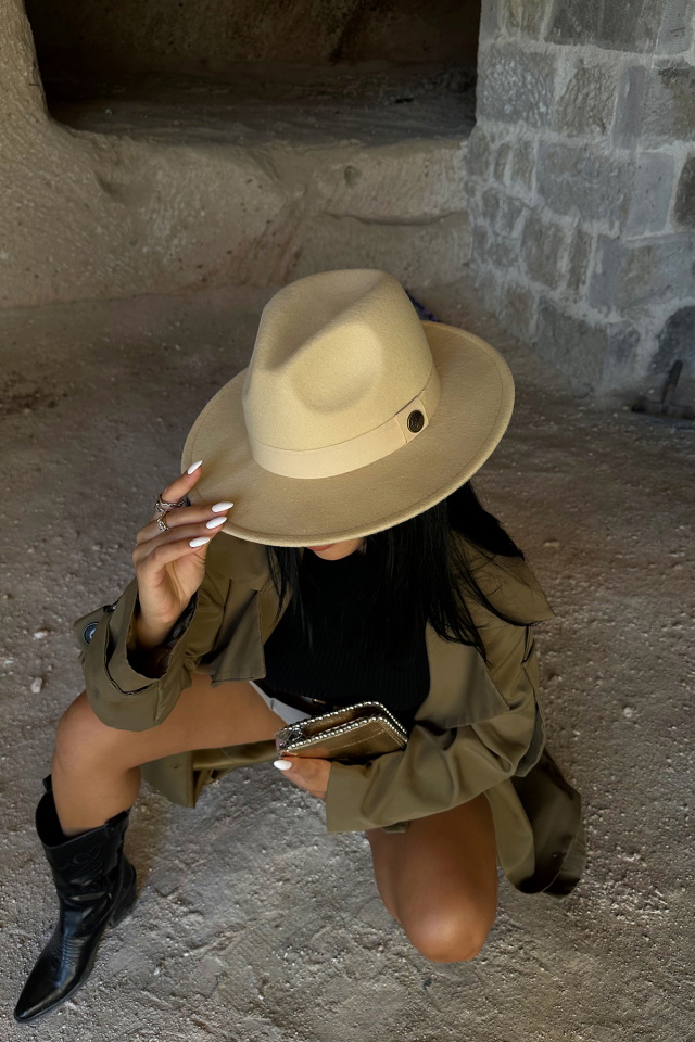 HANNAH Krem Kovboy Şapka ATEL4081 - 2