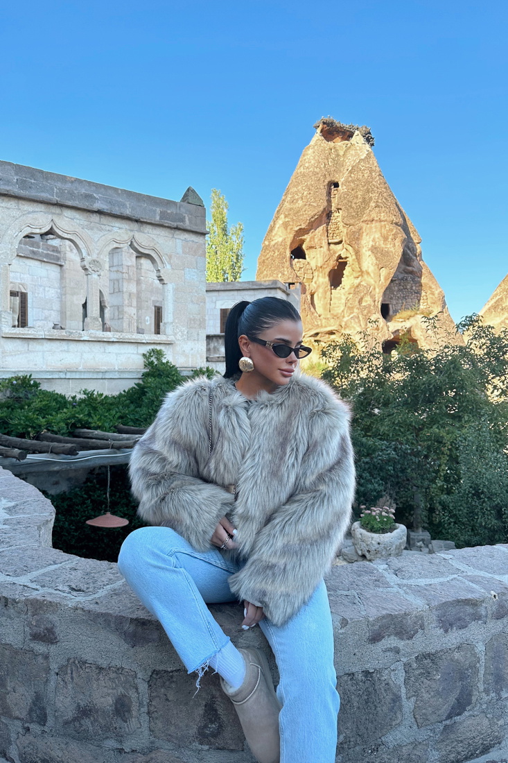 Krem VANESSA KISA KÜRK ATE8762 - EYYO