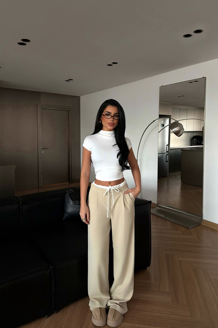 Krem Alexa Pantolon ATE-2009 - EYYO