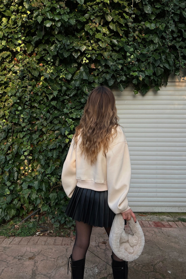 Krem Oversize Basic Sweat ATE3167 - 4