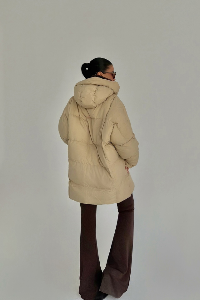 Krem Cossy Şişme Mont ATE-3797 - 3