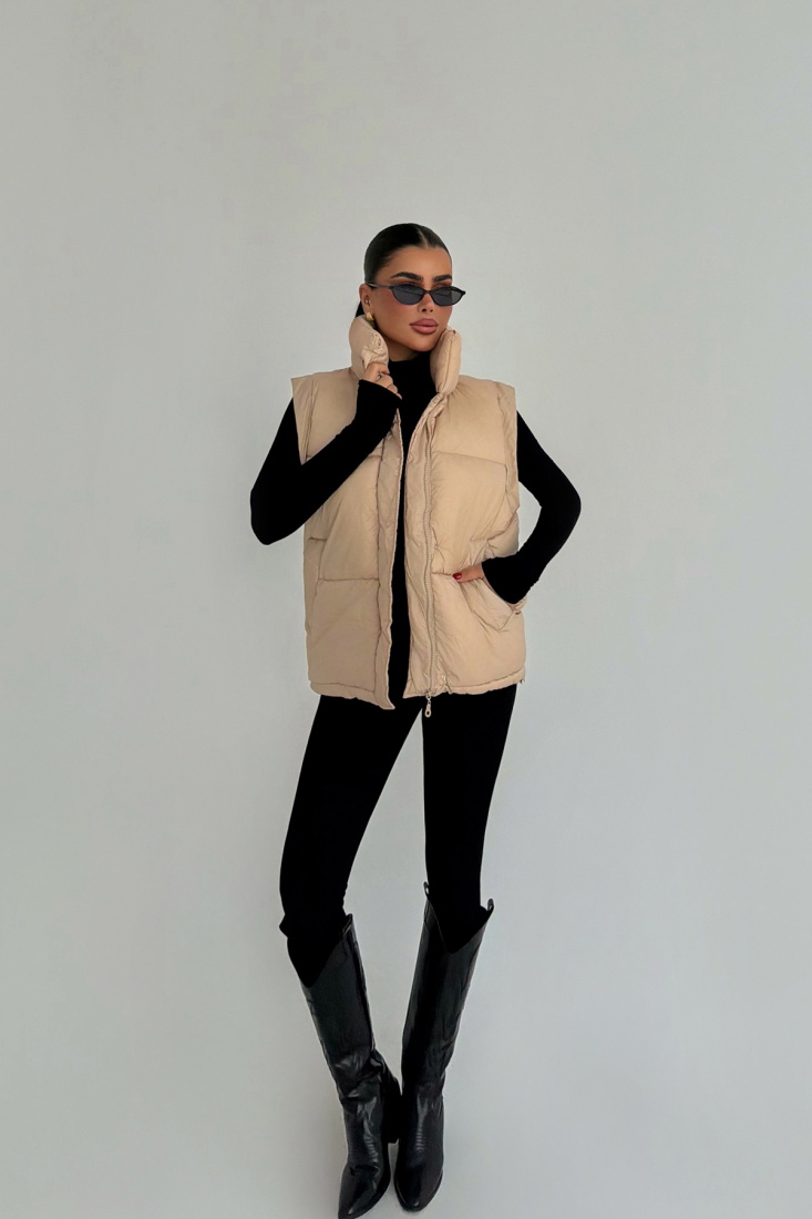 Krem Alpi Şişme Yelek ATE-3803 - EYYO