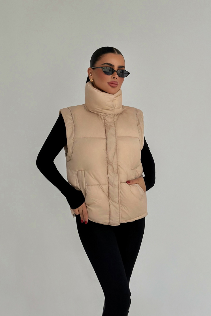 Krem Alpi Şişme Yelek ATE-3803 - EYYO