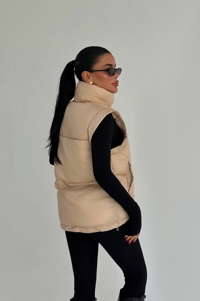 Krem Alpi Şişme Yelek ATE-3803 - 3