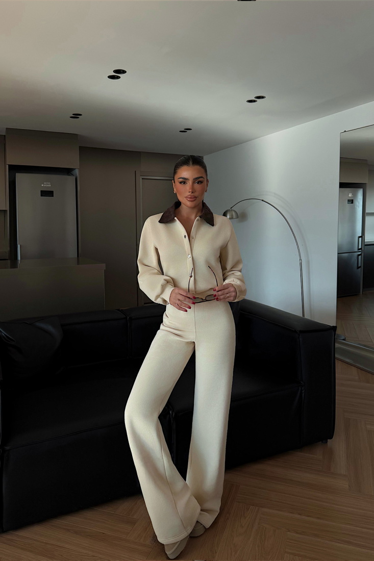 Krem Boots şordonlu tulum ATE-4362 - EYYO