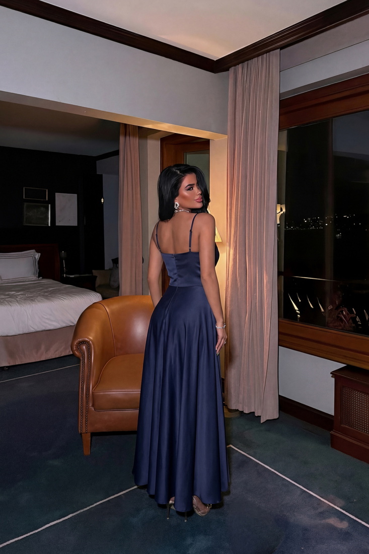 Lacivert Utulity Abiye ATE-3947 - EYYO