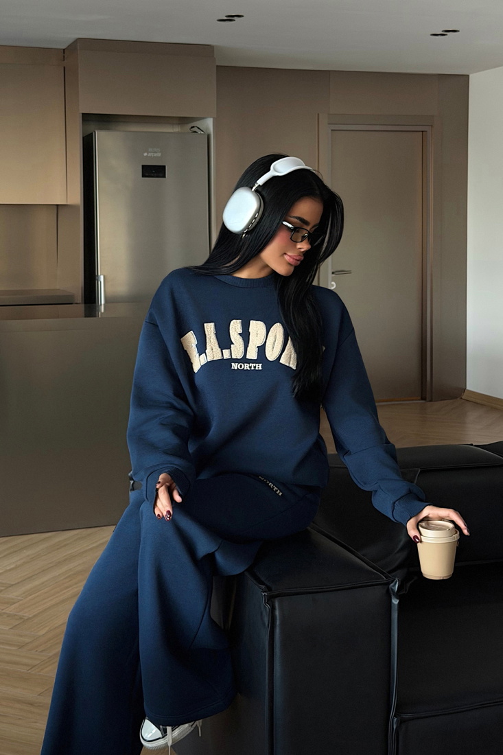 Lacivert Easport Eşofman Takımı ATE-3891 - EYYO