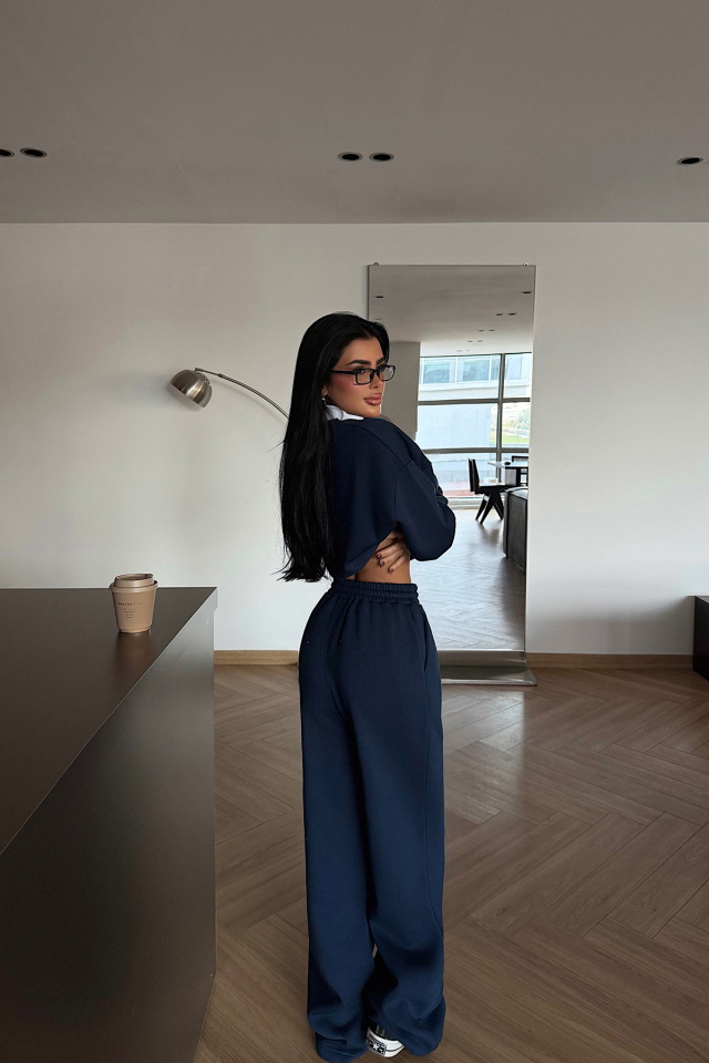 Lacivert Easport Eşofman Takımı ATE-3891 - 4