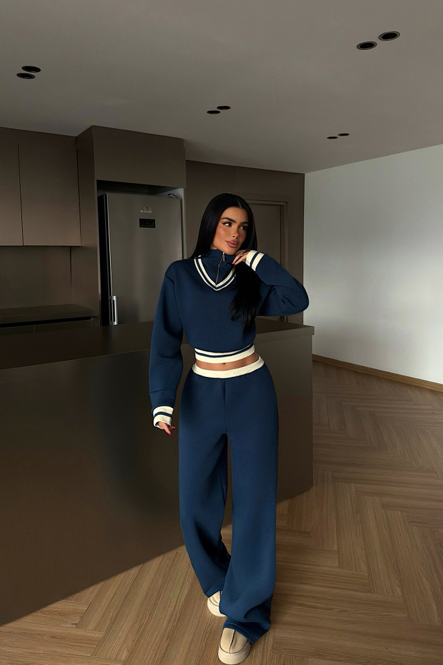 Lacivert Sonora Eşofman Takımı ATE-4360 - 2