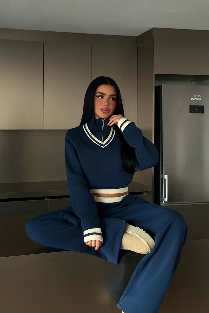 Lacivert Sonora Eşofman Takımı ATE-4360 - EYYO