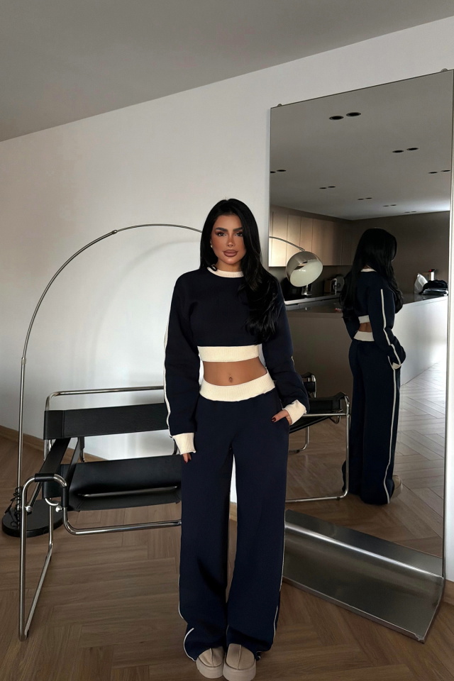 Lacivert Quill Eşofman Takımı ATE-4090 - 1