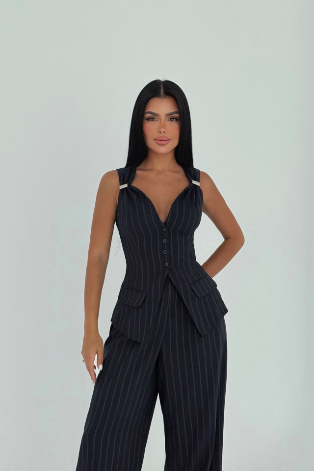 Lacivert Wooden Takım ATE-3253 - 2
