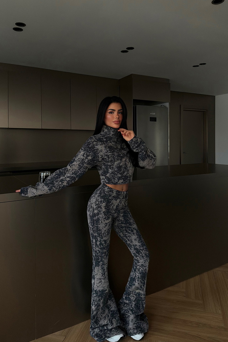 Lacivert Polena Eşofman Takımı ATE-4333 - EYYO