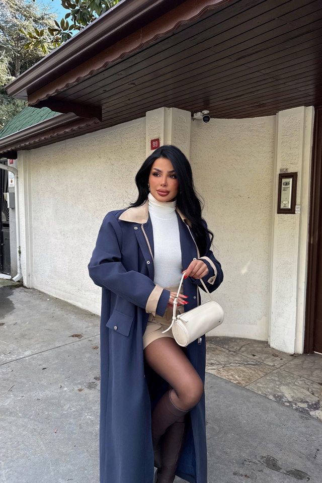 Lacivert Aldabella Trenckot ATE-2216 - 4