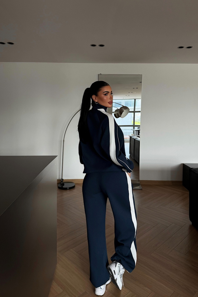 Lacivert Gionna eşofman takımı ATE-4348 - 4