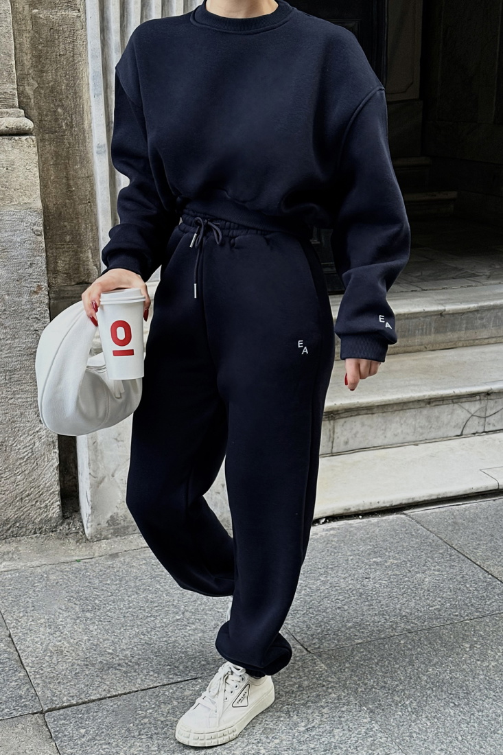 Lacivert Eşofman Takım ATE-0769 - EYYO