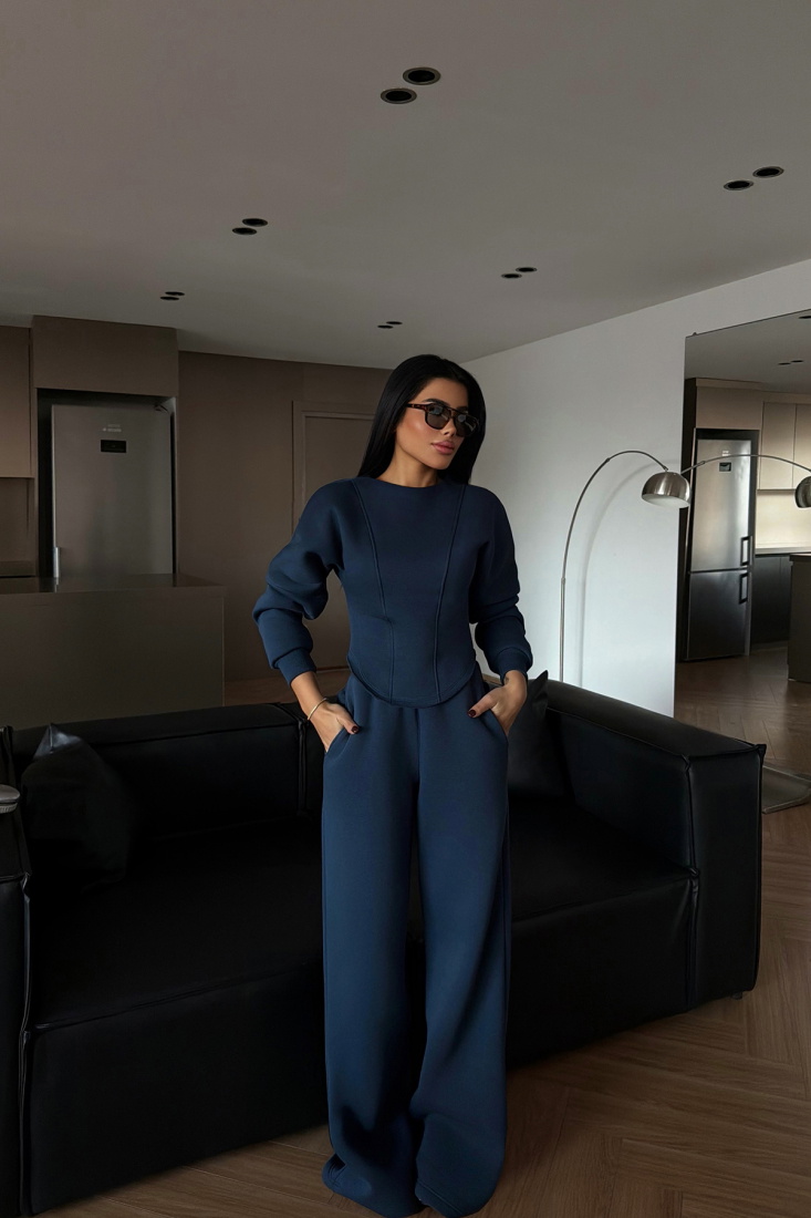 Lacivert Oska Eşofman Takımı ATE-4105 - EYYO