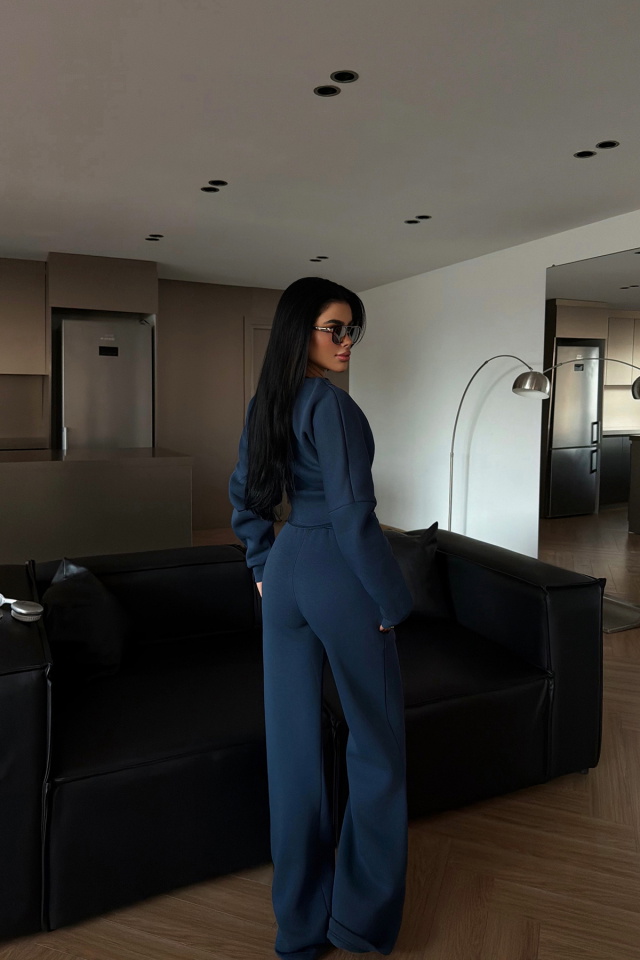 Lacivert Oska Eşofman Takımı ATE-4105 - 4