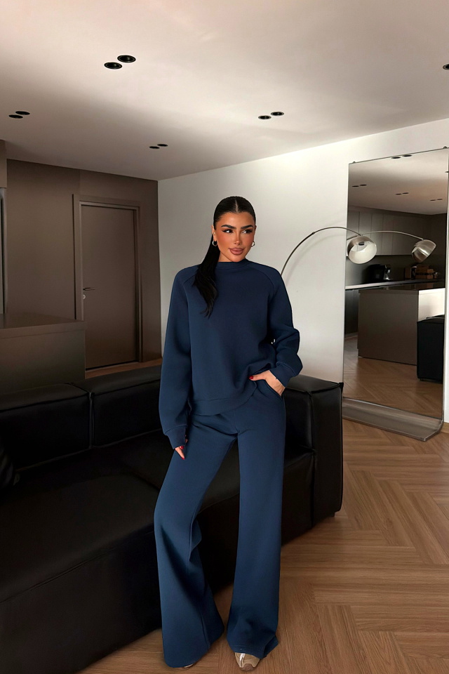 Lacivert Revovy Eşofman Takımı ATE-4278 - 2