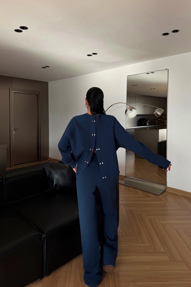 Lacivert Revovy Eşofman Takımı ATE-4278 - 4