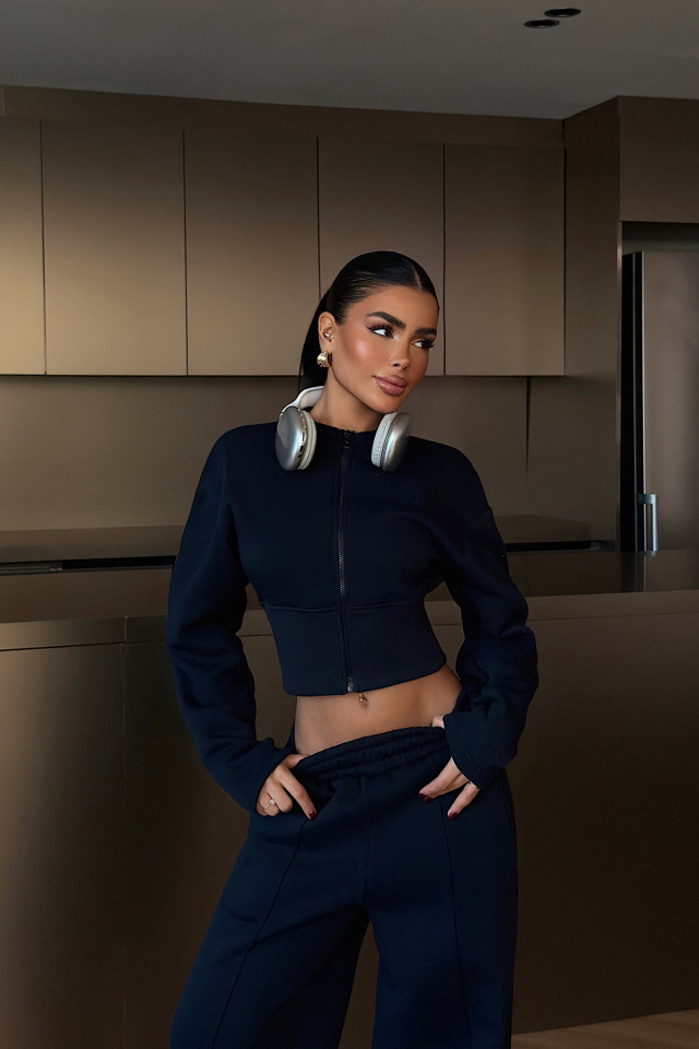 Lacivert Doutzen Eşofman Takımı ATE-3850 - 2