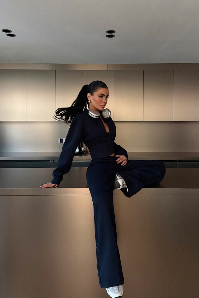 Lacivert Doutzen Eşofman Takımı ATE-3850 - 3