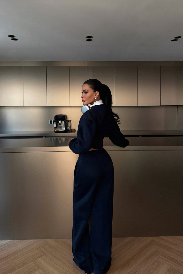 Lacivert Doutzen Eşofman Takımı ATE-3850 - 4