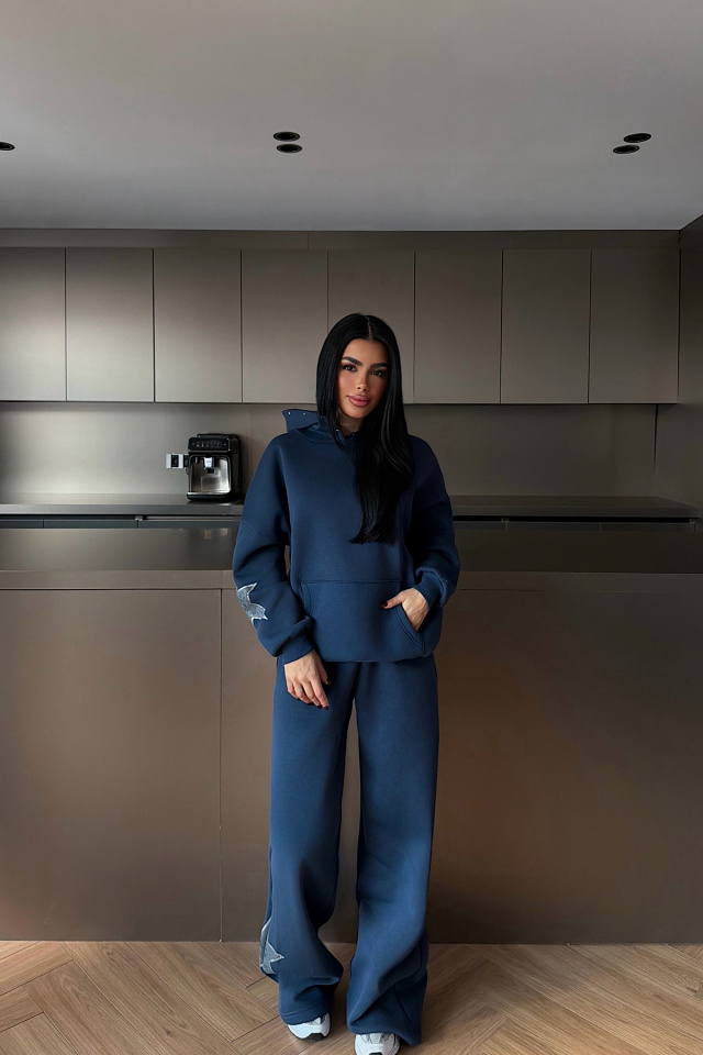 Lacivert Stars Eşofman Takım ATE-4132 - 2