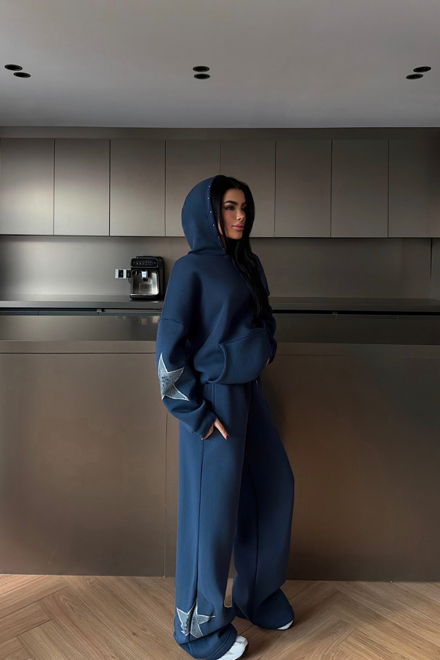 Lacivert Stars Eşofman Takım ATE-4132 - 3