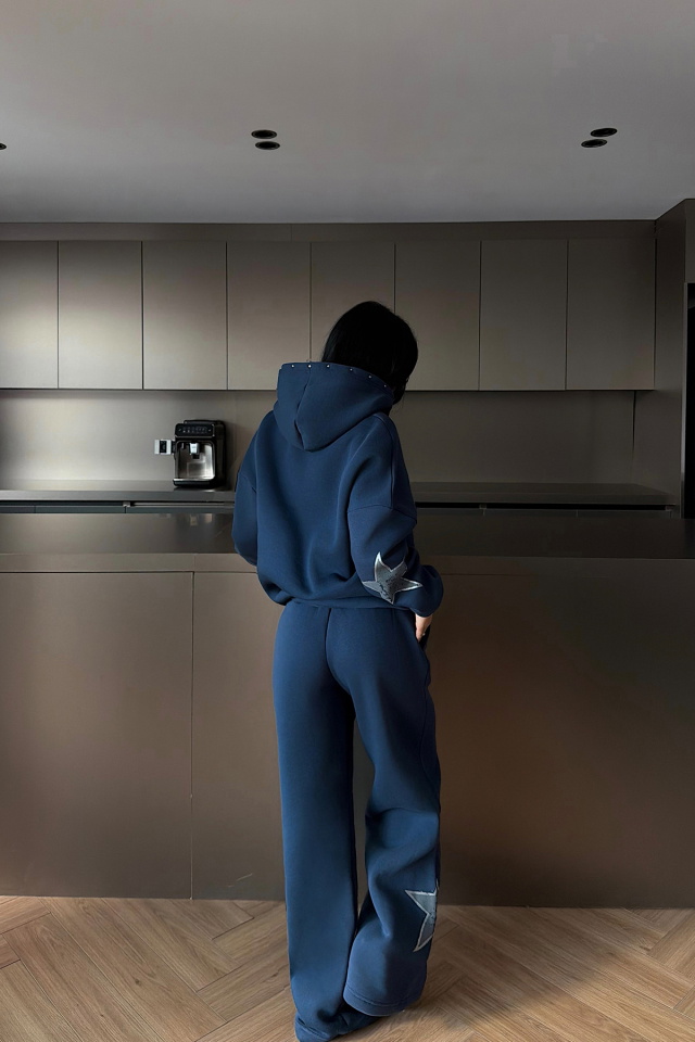 Lacivert Stars Eşofman Takım ATE-4132 - 4