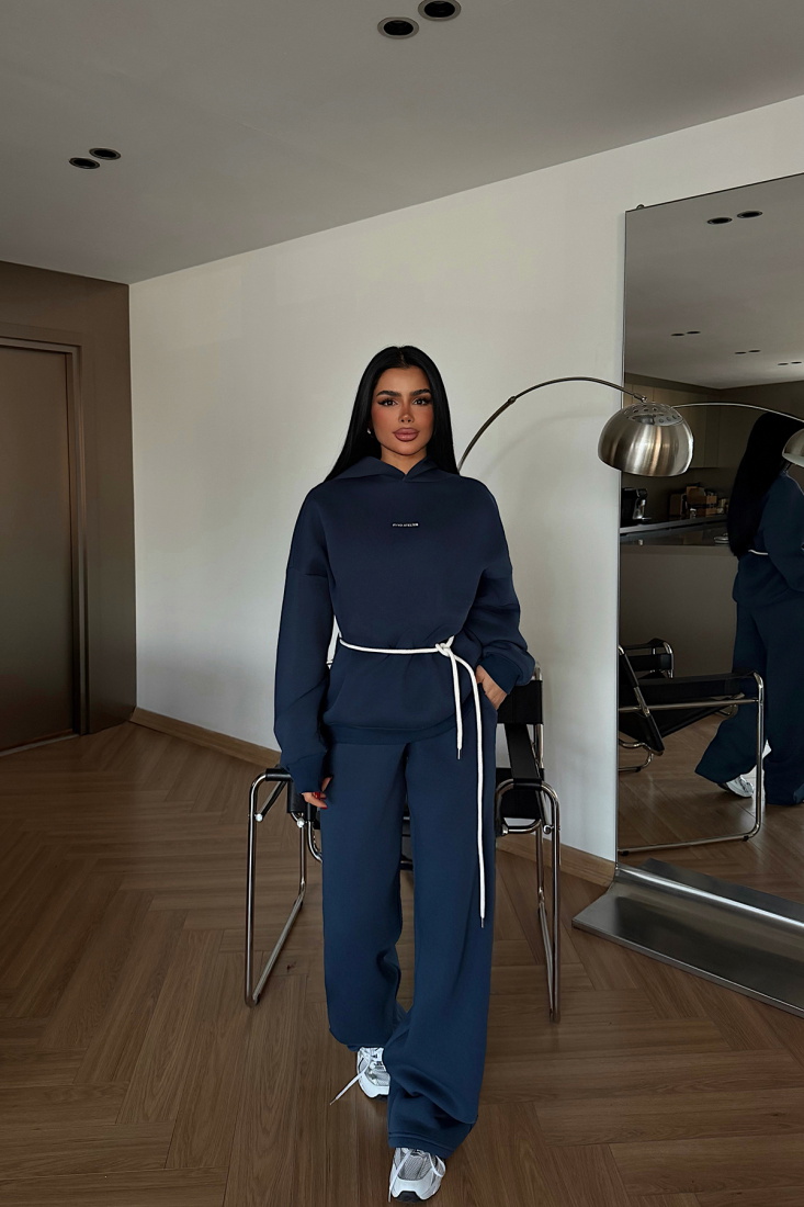 Lacivert Cicely Eşofman Takımı ATE-4305 - EYYO