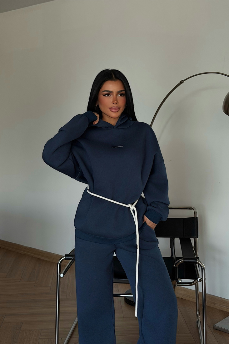 Lacivert Cicely Eşofman Takımı ATE-4305 - EYYO