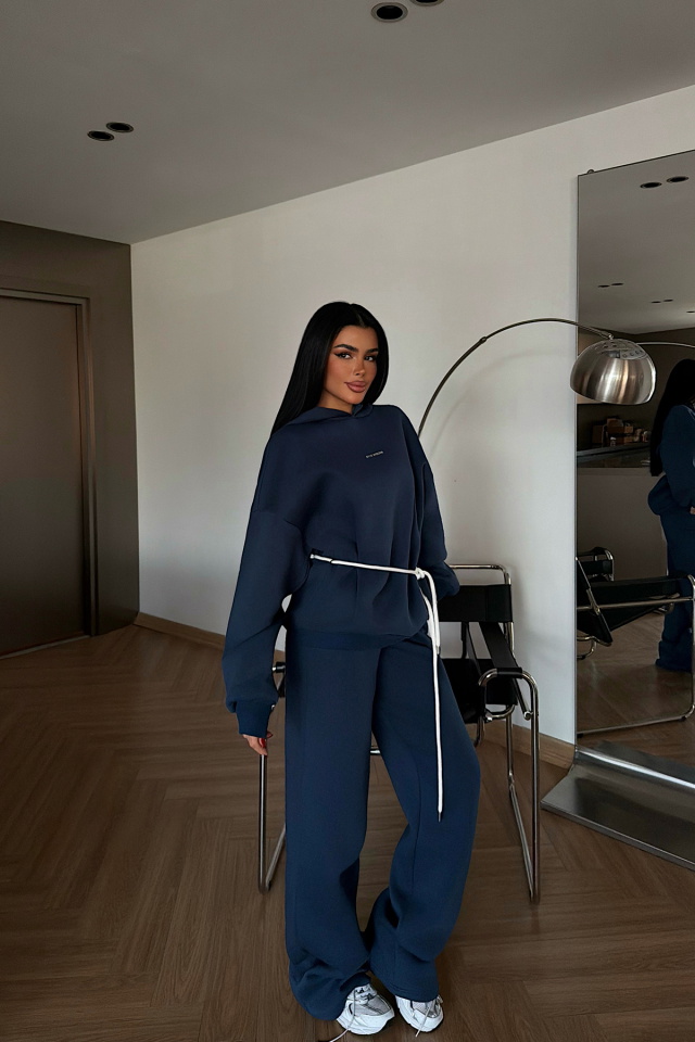 Lacivert Cicely Eşofman Takımı ATE-4305 - 3