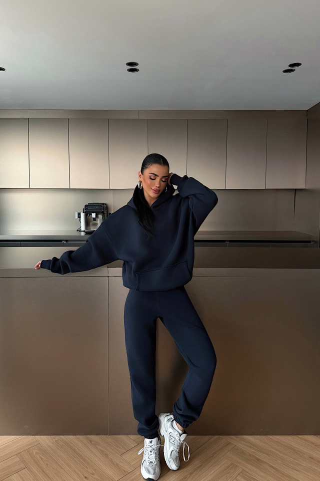 Lacivert Annie Eşofman Takımı ATE-4656 - 3