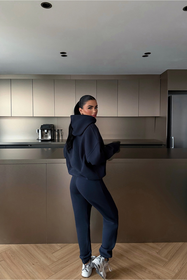 Lacivert Annie Eşofman Takımı ATE-4656 - 4