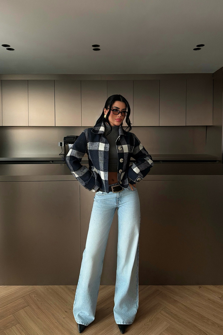 Lacivert Wolford Ceket ATE-4252 - EYYO