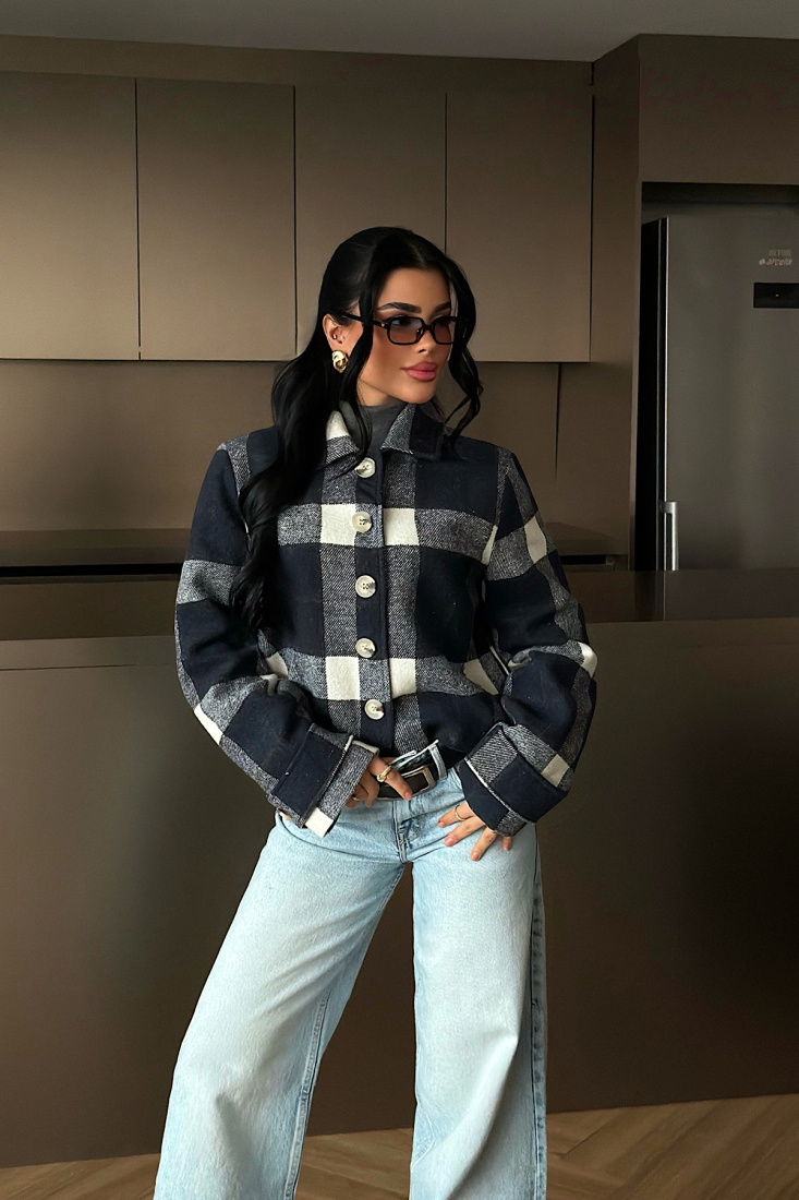 Lacivert Wolford Ceket ATE-4252 - EYYO