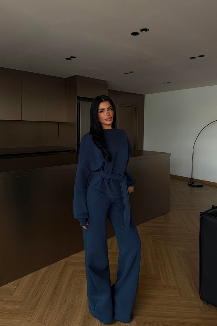 Lacivert Luzzy Eşofman Takımı ATE-4109 - EYYO