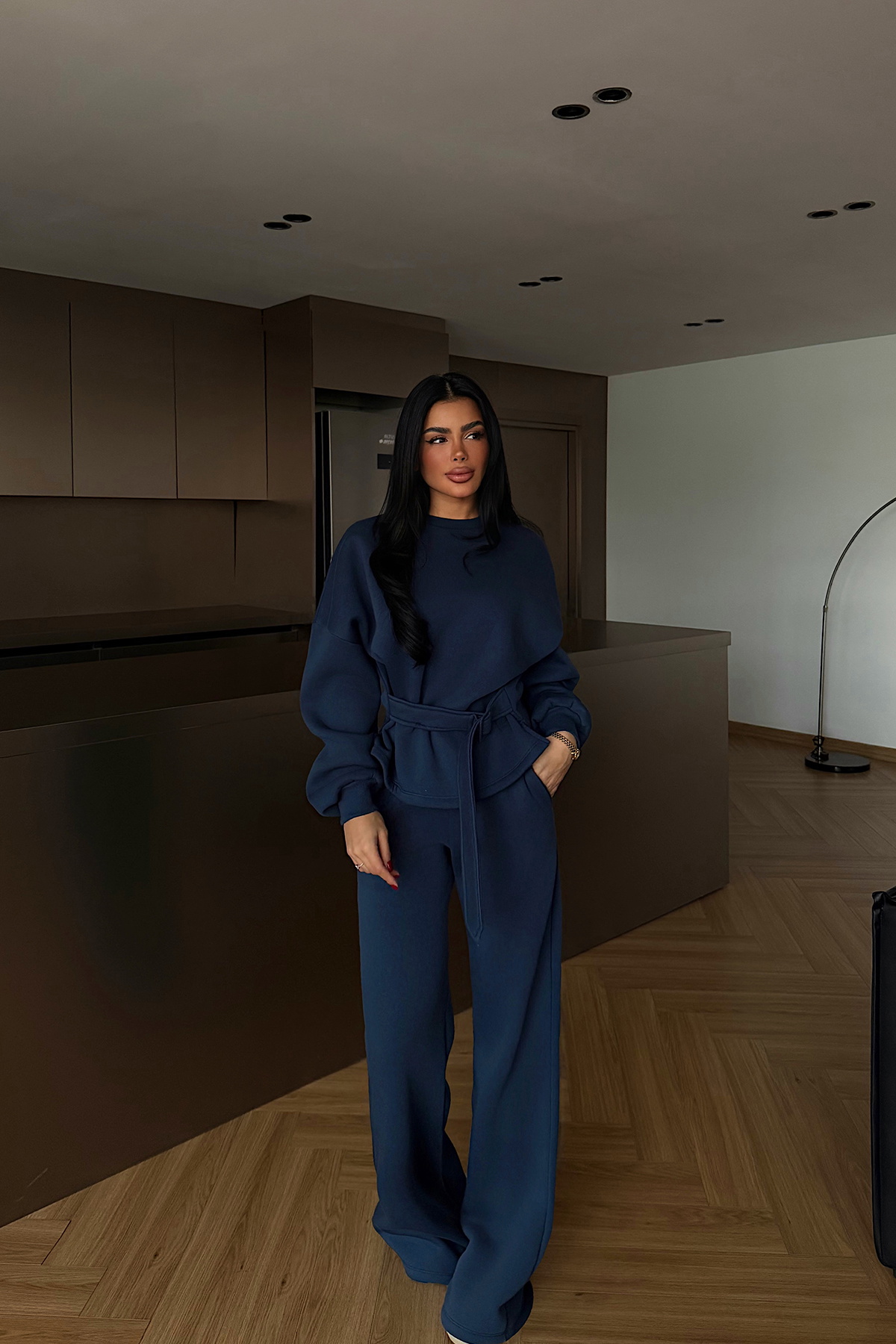Lacivert Luzzy Eşofman Takımı ATE-4109 - 1