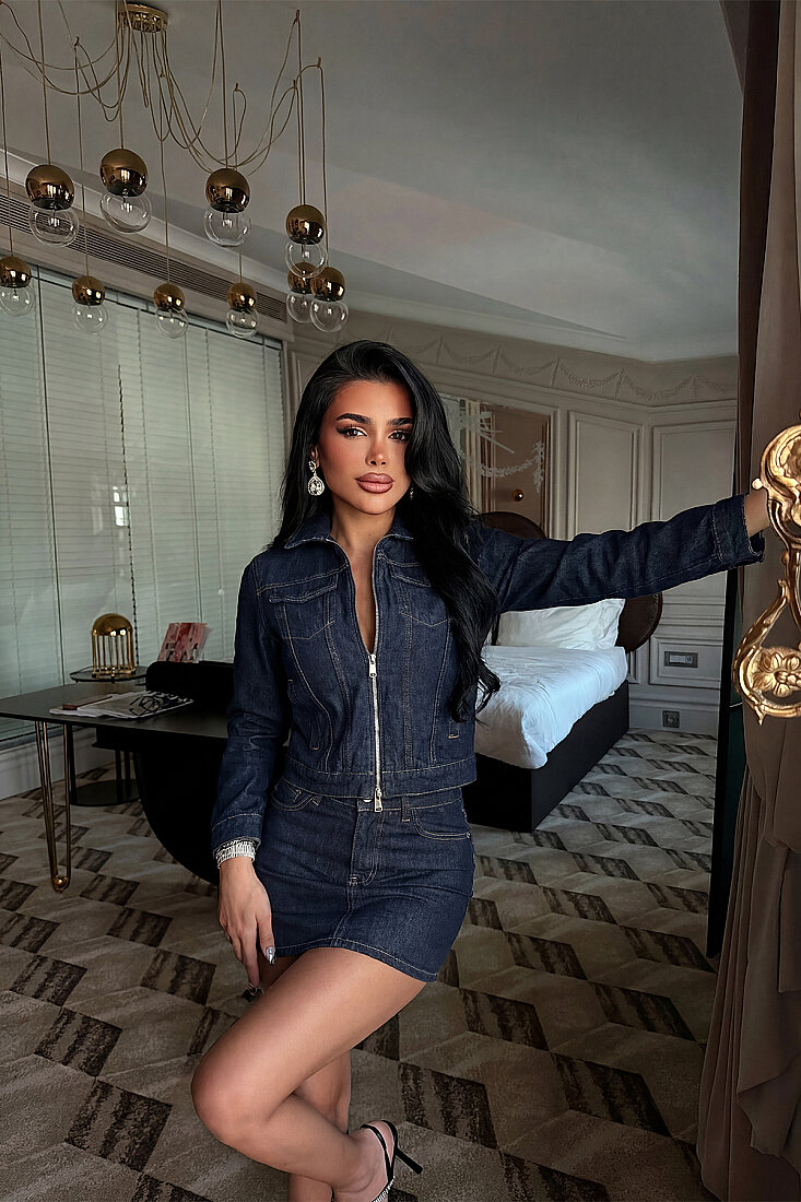 Lacivert Eyfid Denim Takım ATE-5555