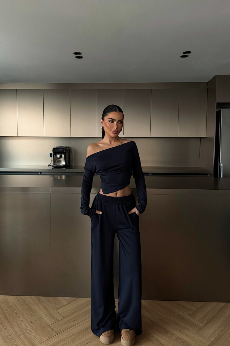 Lacivert Allona Takım ATE-4518 - EYYO