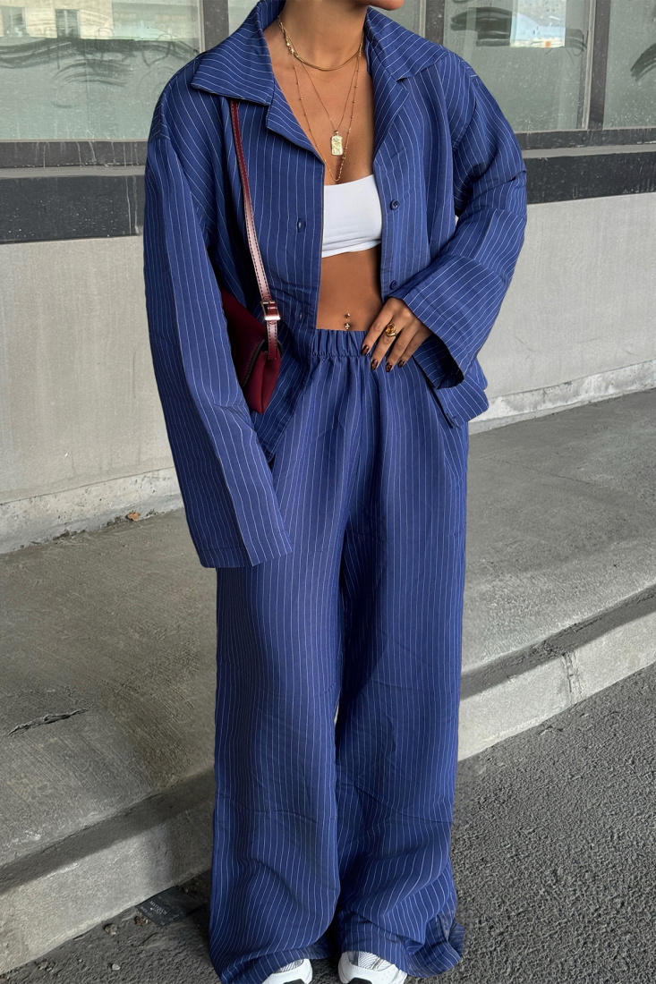 Lacivert Jia İkili Takım ATE-1753 - EYYO